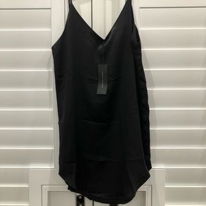 MERRIT CHARLES black silk slip dress! New with tag